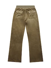 Juicy Couture Green Tonal Wide Leg Trousers - Image 6 of 7