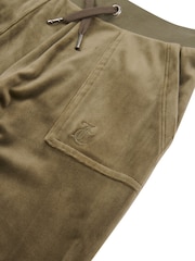 Juicy Couture Green Tonal Wide Leg Trousers - Image 7 of 7
