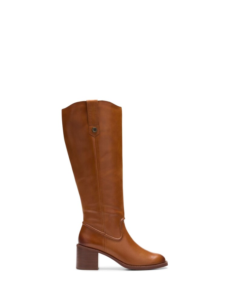 Clarks Brown Lea Chamberly Up Boots - Image 1 of 1