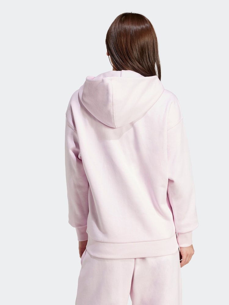 adidas Pink ALL SZN Full Zip Hoodie - Image 2 of 6