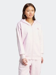 adidas Pink ALL SZN Full Zip Hoodie - Image 3 of 6