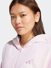 adidas Pink ALL SZN Full Zip Hoodie - Image 4 of 6