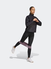 adidas Black All-Over Print Polarfleece Half Zip Sweatshirt - Image 3 of 5