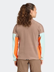 adidas Brown Terrex Multi Fleece Sweat top - Image 2 of 6