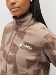 adidas Multi All-Over Print Full Zip Fleece - Image 8 of 8