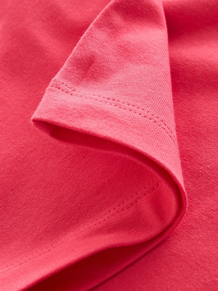 Red Surf Simple Short Sleeve 100% Cotton T-Shirt (3-16yrs) - Image 9 of 9
