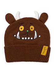 Vanilla Underground Brown Boys Gruffalo Beanie Hat & Gloves Set - Image 6 of 6