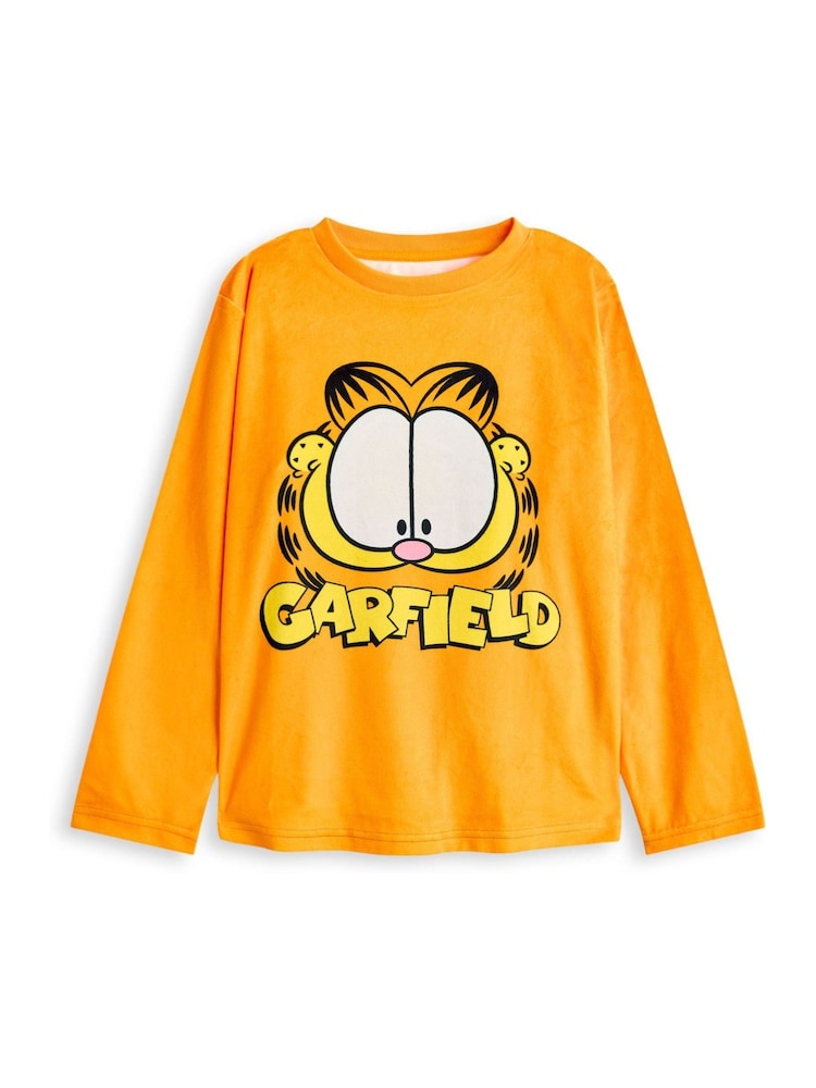 Vanilla Underground Orange Garfield Womens Pyjamas - Image 2 of 6