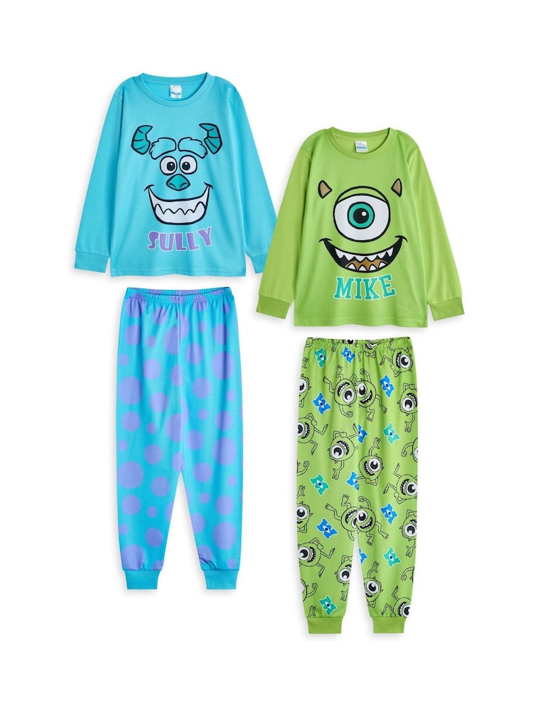 Vanilla Underground Unisex-Kinder Disney Monsters Inc Pyjamas, 2er-Pack - Bild 2 von 8 Vanilla Underground Unisex-Kinder Disney Monsters Inc Pyjamas, 2er-Pack - Bild 2 von 8