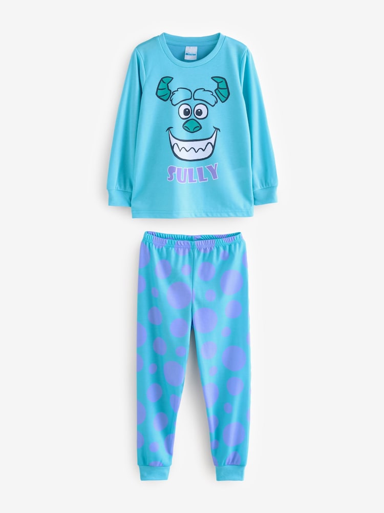 Vanilla Underground Blue Unisex Kids Disney Monsters Inc Pyjamas 2 Pack - Image 3 of 8
