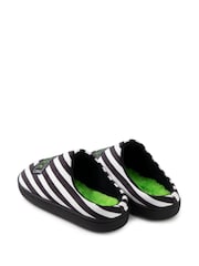 Vanilla Underground Black Unisex Adults Beetlejuice Slippers - Image 2 of 6