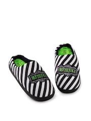 Vanilla Underground Black Unisex Adults Beetlejuice Slippers - Image 3 of 6