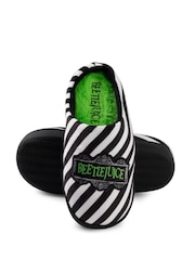 Vanilla Underground Black Unisex Adults Beetlejuice Slippers - Image 4 of 6