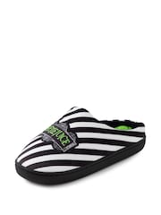 Vanilla Underground Black Unisex Adults Beetlejuice Slippers - Image 5 of 6