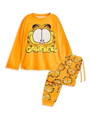 Vanilla Underground Orange Unisex Kids Garfield Pyjamas - Image 1 of 6