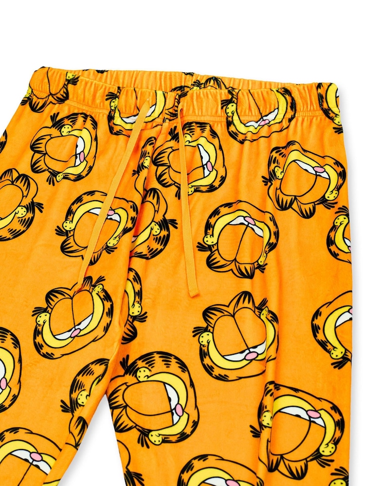 Vanilla Underground Orange Unisex Kids Garfield Pyjamas - Image 6 of 6