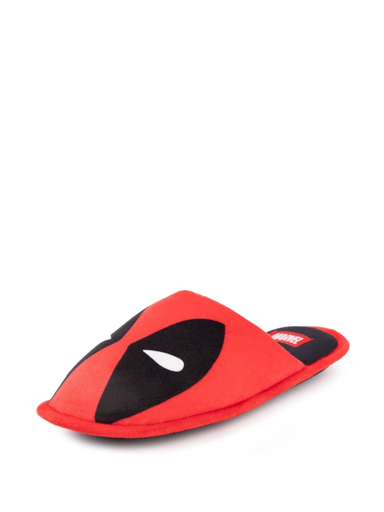 Vanilla Underground Red Mens Marvel Deadpool Slippers - Image 6 of 6 Vanilla Underground Red Mens Marvel Deadpool Slippers - Image 6 of 6