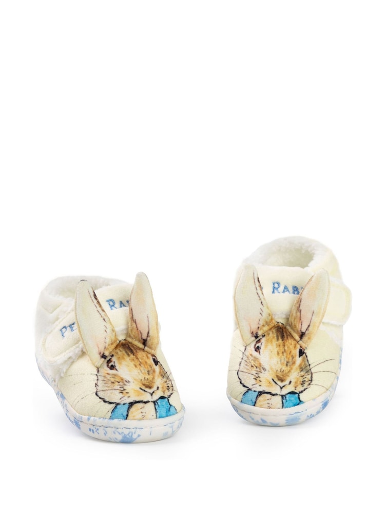 Vanilla Underground Cream Unisex Kids Peter Rabbit Slippers - Image 1 of 4