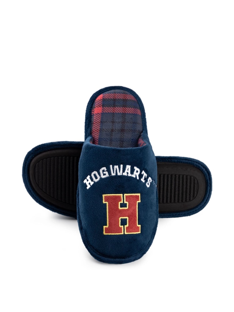 Vanilla Underground Blue Mens Harry Potter Slippers - Image 2 of 6