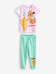 Vanilla Underground Pink Girls Pokemon Pyjamas 2 Pack - Image 4 of 8