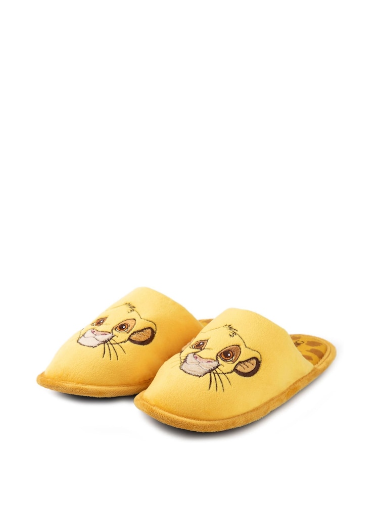 Vanilla Underground Yellow Womens Disney The Lion King Slippers