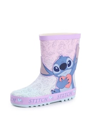 Vanilla Underground Pink Girls Disney Lilo & Stitch Wellies - Image 3 of 3