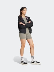 adidas Originals Green Rib Wash Bike Shorts - Image 3 of 6