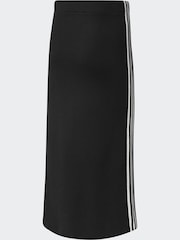 adidas Originals Black Knitted 3-Stripes Pencil Skirt - Image 2 of 2