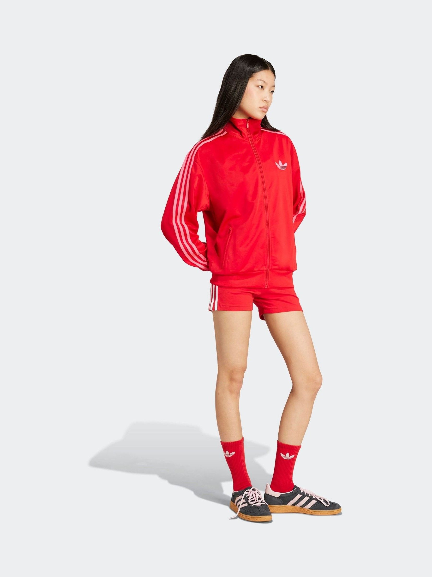 Cumpără Roșu - Jachetă lejeră Adidas Original Firebird Classic
