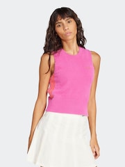 adidas Originals Pink Fluffy 3-Stripes Vest - Image 1 of 7