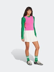 adidas Originals Pink Fluffy 3-Stripes Vest - Image 3 of 7