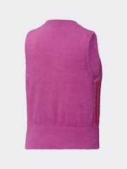 adidas Originals Pink Fluffy 3-Stripes Vest - Image 7 of 7