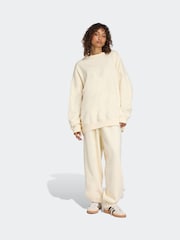 adidas Originals Brown Essentials Linear Oversize Crew Sweatshirt - Image 3 of 6