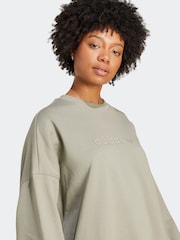 Zelena lahka - Prevelik pulover z okroglim ovratnikom adidas Originals Essentials - Slika 4 iz 6