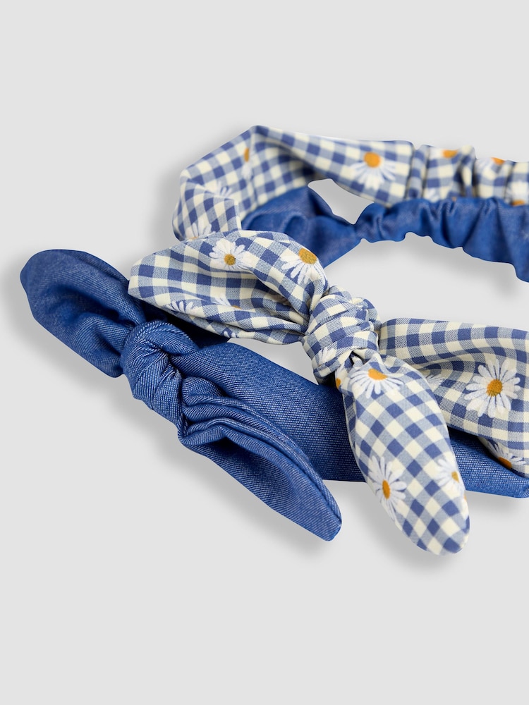 Jojo Maman Bébé Lepi pentlja naglavni trakovi 2 paket - Slika 3 iz 3