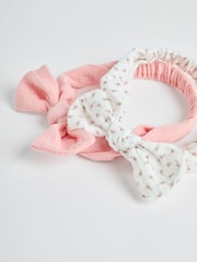 JoJo Maman Bébé Pretty Bow Headbands 2 Pack - Bild 3 von 3