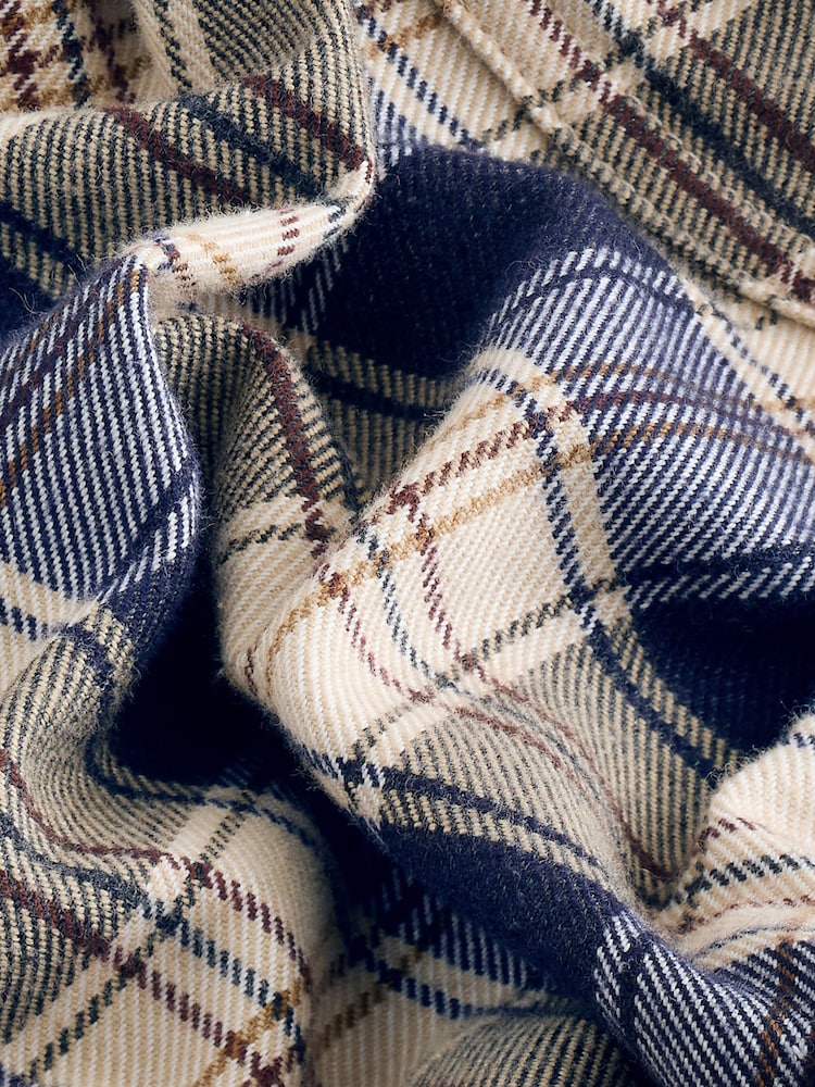Neutral/Navy Check Long Sleeve Shirt - Image 3 of 3