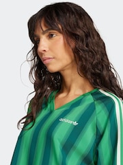 zelena - Prevelika majica s kratkimi rokavi adidas Originals - Slika 5 iz 6