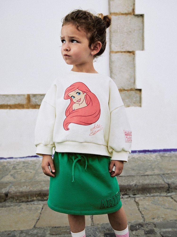 Buy Green Disney Ariel Sweatshirt and Skirt Set (3mths-7yrs) from