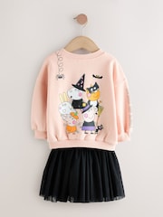 Pink Halloween Peppa Pig Tutu Dress (3mths-7yrs) - Image 7 of 9
