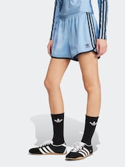 adidas Originals Blue Sky Adicolour 3-Stripes Sprinter Shorts - Image 1 of 6