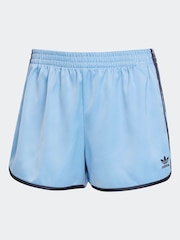 adidas Originals Blue Sky Adicolour 3-Stripes Sprinter Shorts - Image 6 of 6