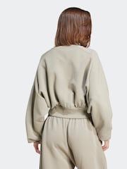 adidas Green ALL SZN Soft Lux Loose Sweatshirt - Image 2 of 6