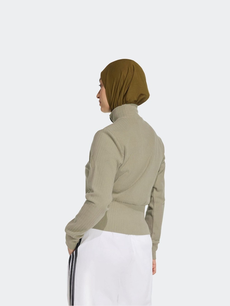 adidas Green ALL SZN Winterized Full Zip Track Top - Image 2 of 6