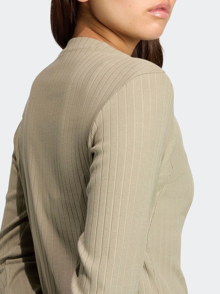 adidas rasant rib long sleeve dress BiancaSamone on LTK