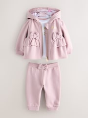 Baker by Ted Baker Pink Sweat Top & Joggers Set - Image 1 of 9