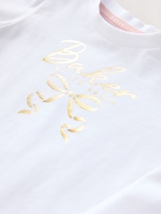 Baker by Ted Baker Pink Sweat Top & Joggers Set - Image 9 of 9