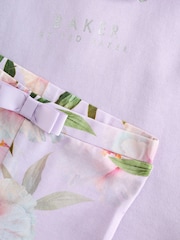 Baker by Ted Baker 2 Piece Collared Sweatshirt and Printed Leggings Set - Image 3 of 11