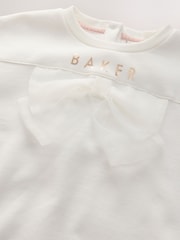 Baker by Ted Baker Longline Bow Sweat Tops & Leggings Set 2 Piece - Image 3 of 5