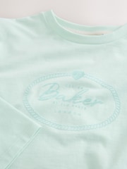 Baker by Ted Baker Graphic Print Frill Long Sleeve T-Shirts 3 Pack - Image 9 of 9